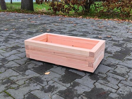 Douglashout plantenbak rechthoek 50 x 80 cm