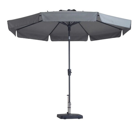 Douglashout picknicktafel met parasol en kussens